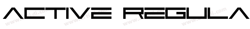 Active Regular字体转换